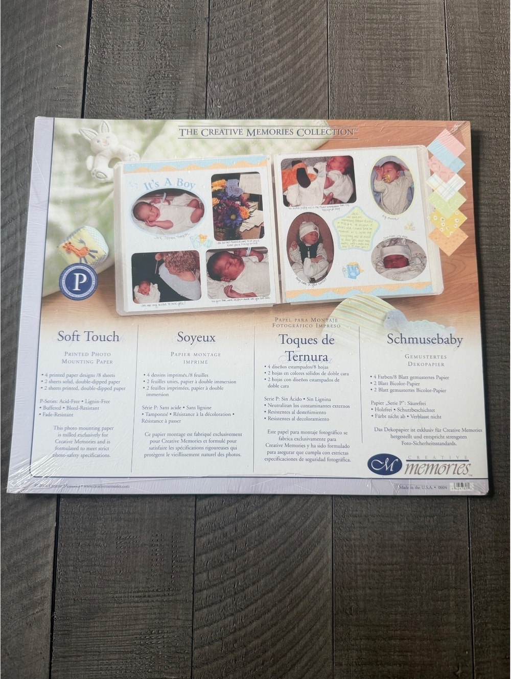 Creative Memories Soft Touch Printed Photo Mounting Paper from 2004